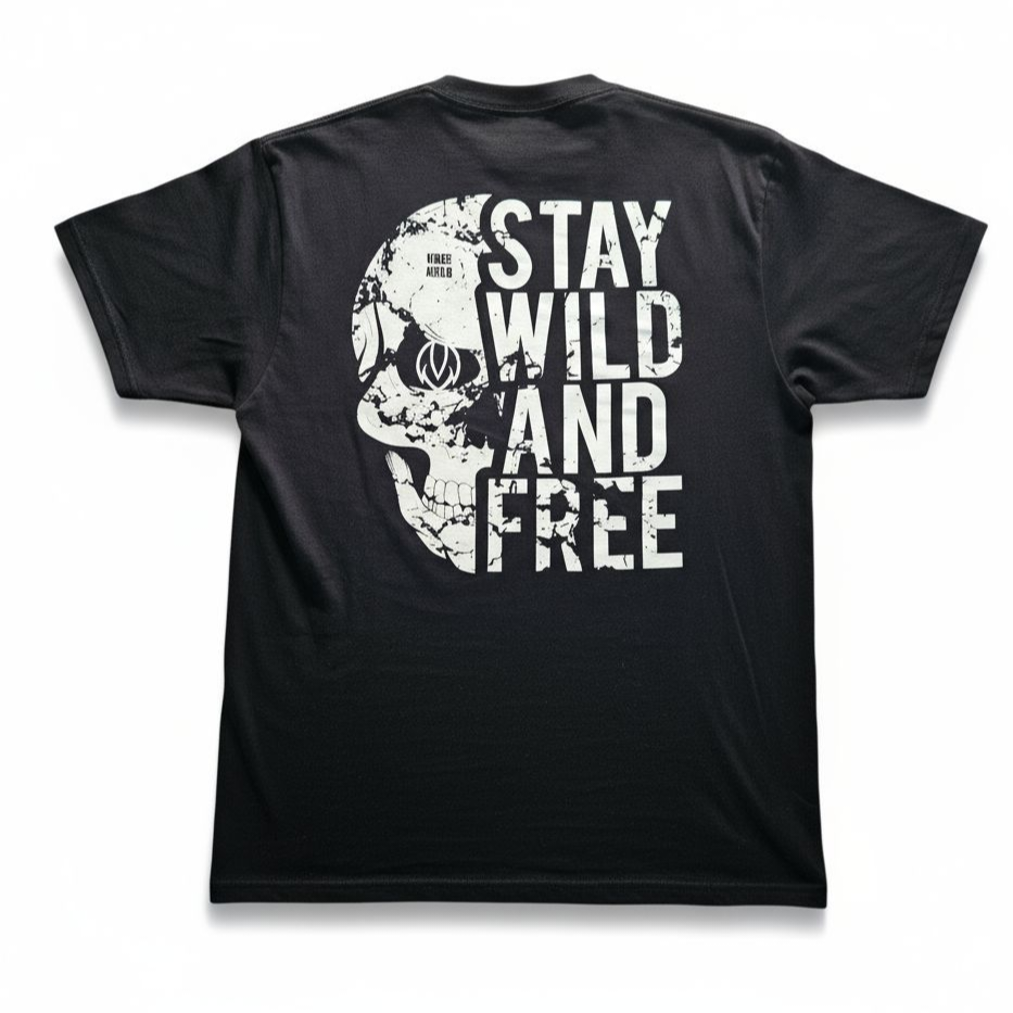 'Stay Wild & Free' T shirt